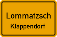 Straßenverzeichnis Lommatzsch Klappendorf