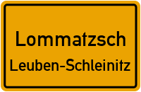 Bahnhofstraße in LommatzschLeuben-Schleinitz