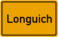 Ortsschild von Gemeinde Longuich in Rheinland-Pfalz