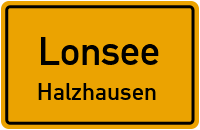 Schulstraße in LonseeHalzhausen