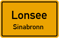 Sonnenstraße in LonseeSinabronn