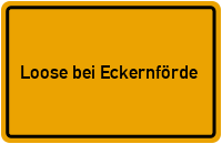 City Sign Loose bei Eckernförde
