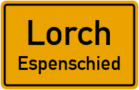 Hansenbergerweg in LorchEspenschied