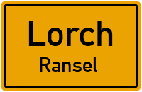 Oberstraße in LorchRansel