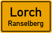 Dietrich-Bonhoeffer-Straße in LorchRanselberg