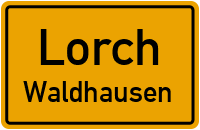 Ahornstraße in LorchWaldhausen