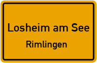 Straßen in Losheim am See Rimlingen