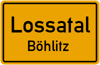 Röcknitzer Straße in LossatalBöhlitz