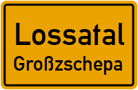 Zschepaer Hauptstraße in LossatalGroßzschepa