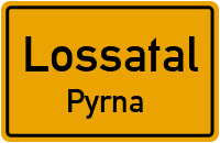 Am Dorfteich in LossatalPyrna