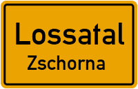Bauerngasse in LossatalZschorna