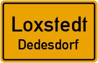 Fährstraße in LoxstedtDedesdorf