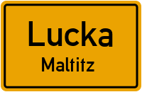 Am Sportplatz in LuckaMaltitz
