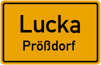 Straßen in Lucka Prößdorf