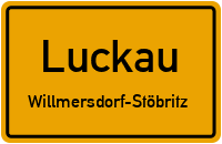Dubener Landstraße in LuckauWillmersdorf-Stöbritz