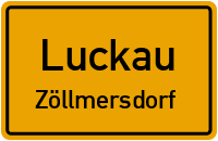 Zöllmersdorfer Dorfstraße in LuckauZöllmersdorf
