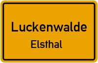 Am Färberweg in LuckenwaldeElsthal