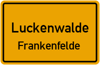 Straßenverzeichnis Luckenwalde Frankenfelde
