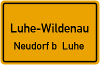 Straßenverzeichnis Luhe-Wildenau Neudorf b. Luhe