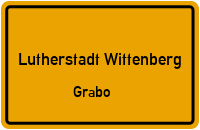 Straßenverzeichnis Lutherstadt Wittenberg Grabo