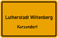 Straßenverzeichnis Lutherstadt Wittenberg Kerzendorf
