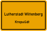 Gutenbergstraße in Lutherstadt WittenbergKropstädt
