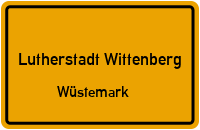 Straßenverzeichnis Lutherstadt Wittenberg Wüstemark