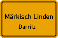 Darritzer Straße in Märkisch LindenDarritz
