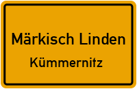 Straßen in Märkisch Linden Kümmernitz
