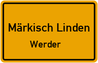 Straße Nach Gottberg in Märkisch LindenWerder
