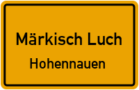 Siedlungsweg in Märkisch LuchHohennauen