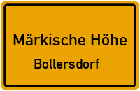 Am Wiesenhang in Märkische HöheBollersdorf