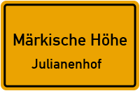 Julianenhof in Märkische HöheJulianenhof