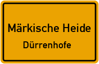 Kuschkower Straße in Märkische HeideDürrenhofe