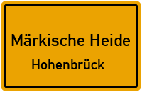 Siedlung Am See in Märkische HeideHohenbrück