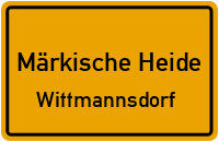 Parkstraße in Märkische HeideWittmannsdorf
