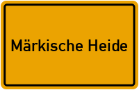 City Sign Märkische Heide
