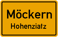 Alte Poststraße in MöckernHohenziatz