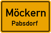 Möckeraner Straße in MöckernPabsdorf