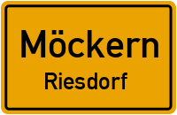 Riesdorfer Straße in MöckernRiesdorf