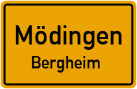 Kapellenweg in MödingenBergheim