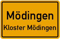 Wühlweg in MödingenKloster Mödingen