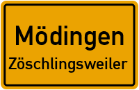 Schabringer Str. in MödingenZöschlingsweiler