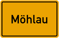 Ortsschild von Gemeinde Möhlau in Sachsen-Anhalt