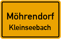 Dorfstraße in MöhrendorfKleinseebach
