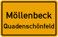 Quadenschönfeld Bahnhof in MöllenbeckQuadenschönfeld