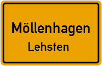 Varchower Straße in MöllenhagenLehsten