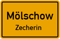 Dorfstraße in MölschowZecherin
