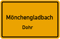 Dohrer Straße in MönchengladbachDohr