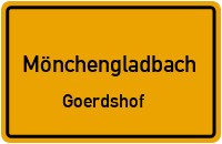 Straßenverzeichnis Mönchengladbach Goerdshof